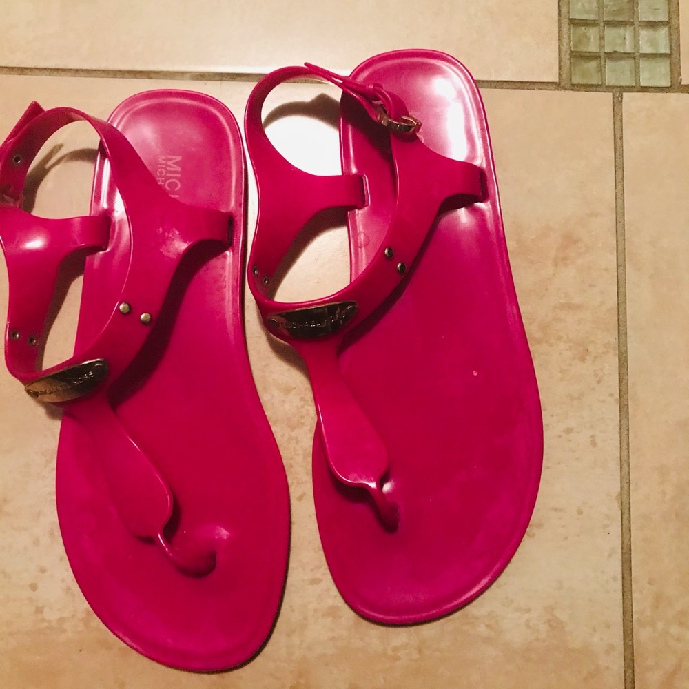 Pink Michael Kor sandals